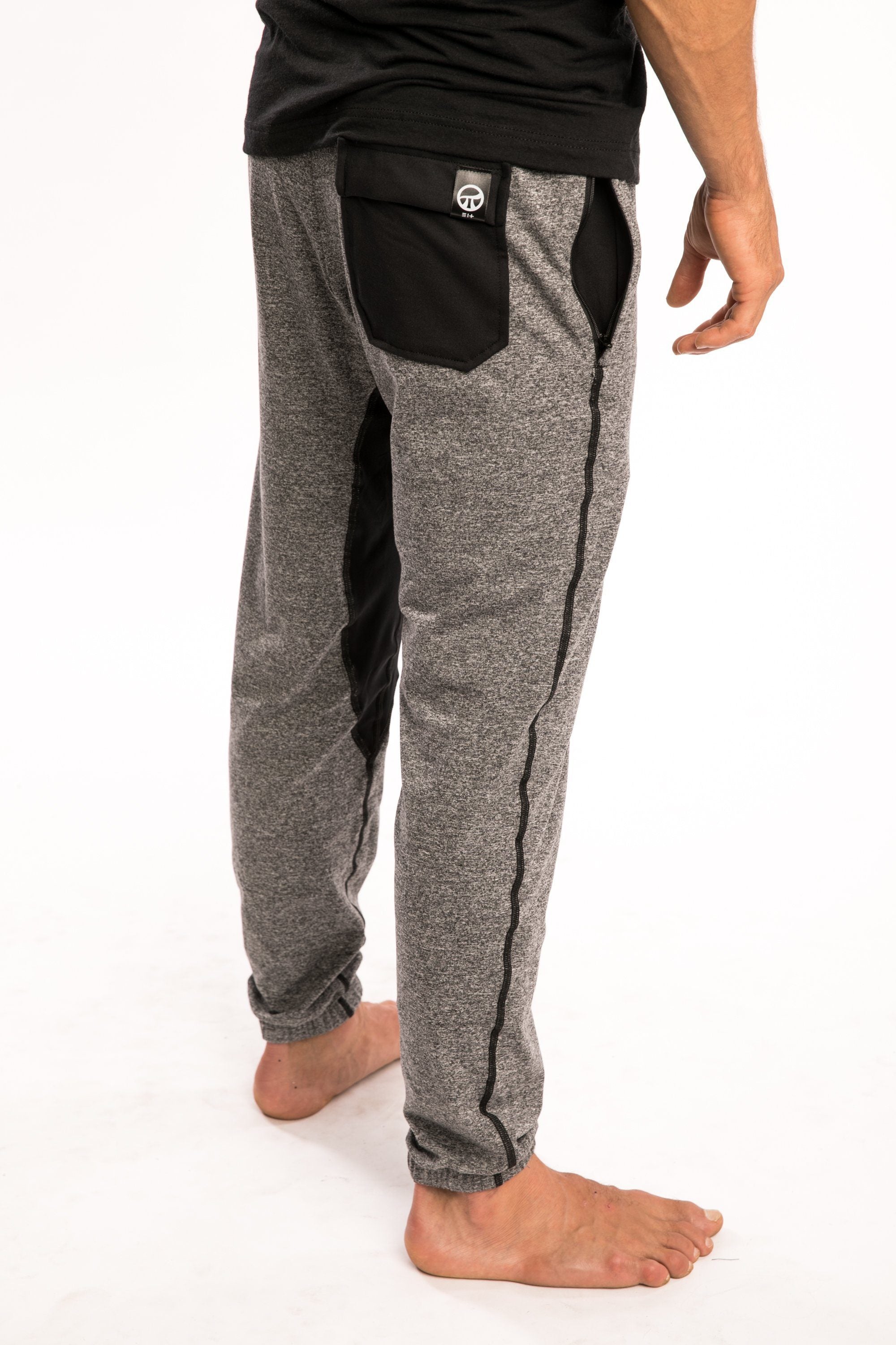 Track Pant PolySmooth Black×CharcoalGray Needles/別注 Track Pant PolySmooth Black×Charcoal Gray