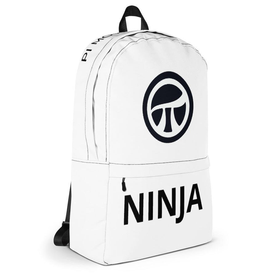 All White Pi Movement NINJA Backpack